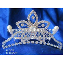 Diamant-Braut-Tiara-Kamm (GWST12-050)